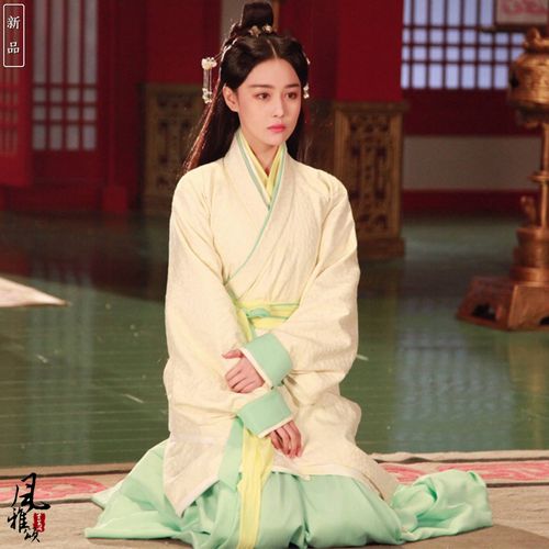 思美人张馨予莫愁女同款古装唐风汉服演出服侠女服装仙女古筝服