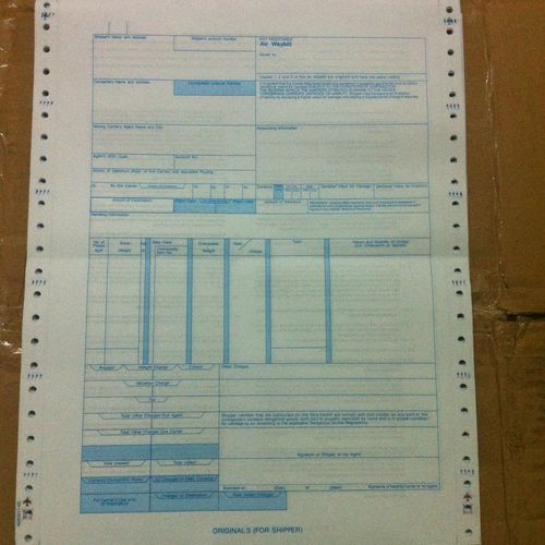 首页 下载app                          现货八联空运货代提单纸