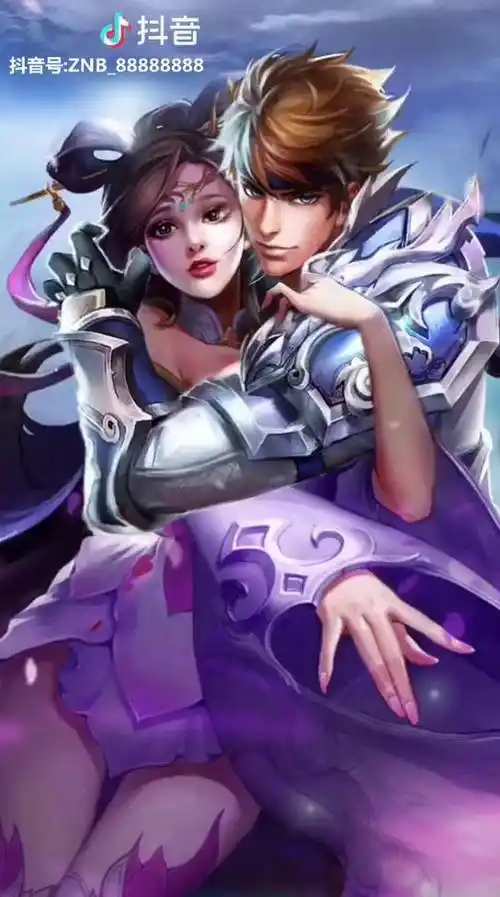 王者荣耀游戏角色专场赵云与貂蝉送你一张动态壁纸