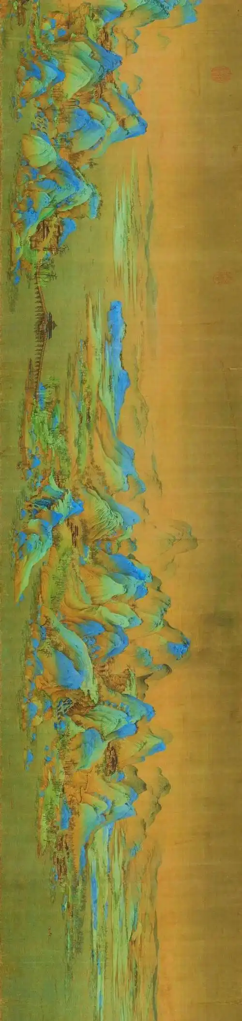 新"视"界 ||《千里江山图》:江山千里望无垠,元气淋漓运以神.