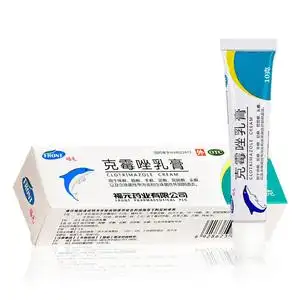 福元 克霉唑乳膏10g软膏妇科外阴阴道炎克霉挫抗真菌药膏外用足癣