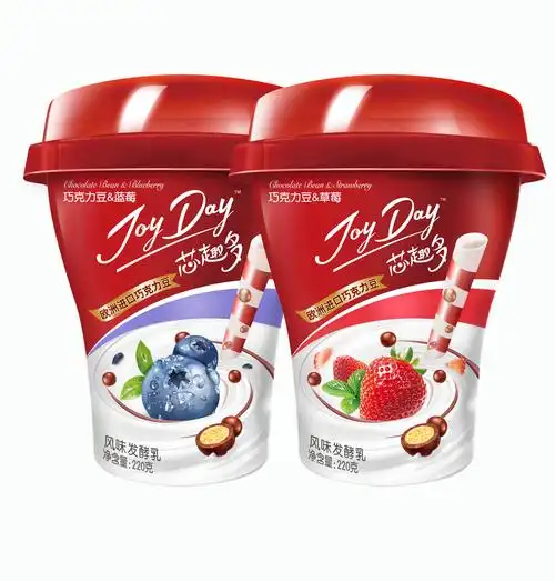 伊利旗舰店joyday芯趣多酸奶巧克力豆草莓蓝莓酸奶风味发酵乳整箱