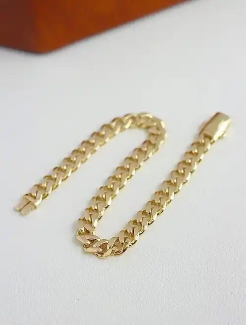 古巴链字母手链