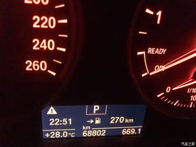 【图】宝马320li仪表盘左上出现白色三角形感叹号,表示什么?