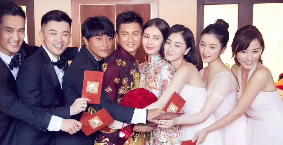 唐嫣伴娘团,刘诗诗伴娘团,佟丽娅伴娘团,都抵不过最帅伴郎团_婚礼