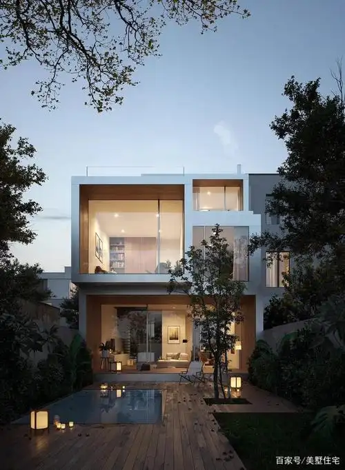 这9款现代风别墅,建一栋在老家也能过上精致生活,走上国际前沿,只要你
