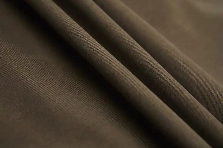 深卡其色天丝棉混纺春秋冬款休闲裤