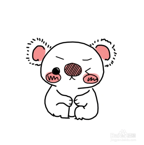 怎么画考拉的简笔画