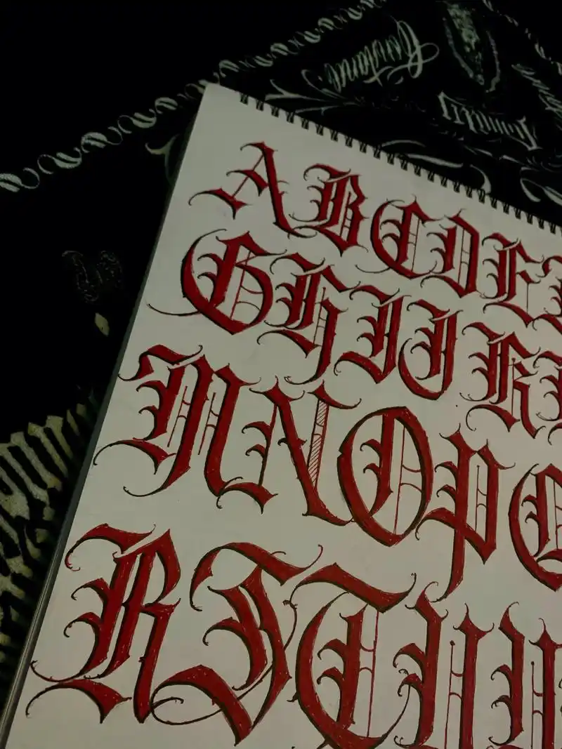 花体字26个字母表 大写字母表  哥特字体 广州疫情,又是下雨好好在家