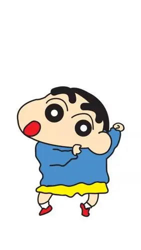 蜡笔小新可爱图片卖萌某只小帅比