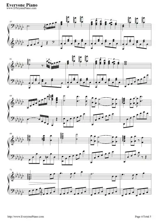 求天空之城小提琴 钢琴版完整的五线谱!