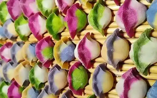 七彩水饺原来是这样做的,今天终于知道啦|水饺|七彩|饺子_新浪新闻