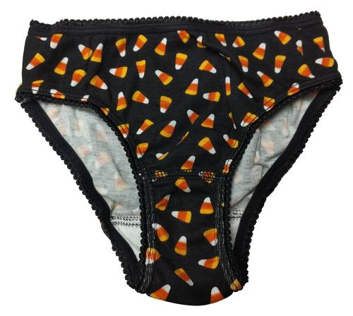 外贸美单*2-4岁女童瘦款黑色冰糕优质全棉高腰三角内裤短裤