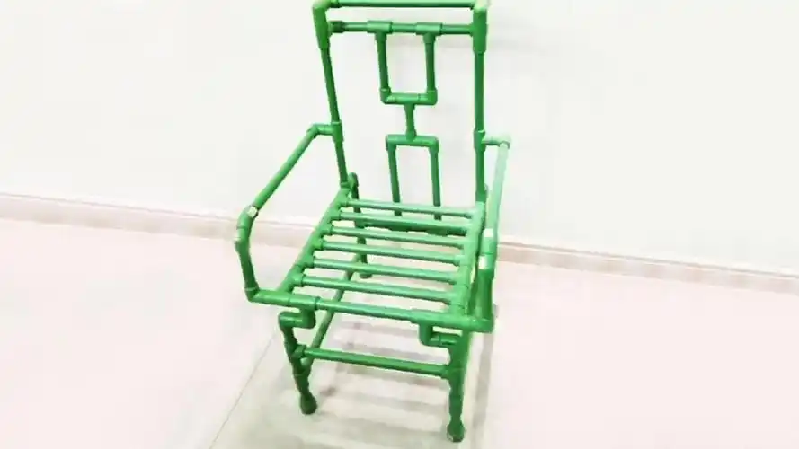ppr管做凳子,水电工的杰作,这张用ppr管做的椅子,我看有谁不服!