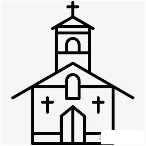 怎么画教堂简笔画 教堂的画法教程