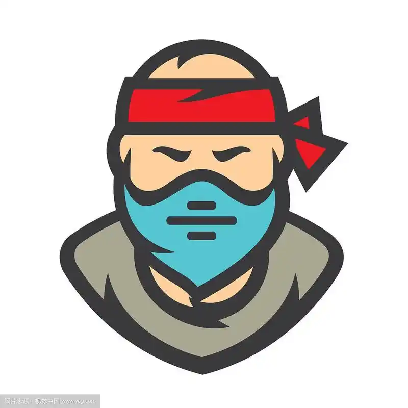 强盗蒙面犯罪卡通
