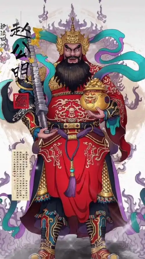 财神赵公明,2021年财源广进