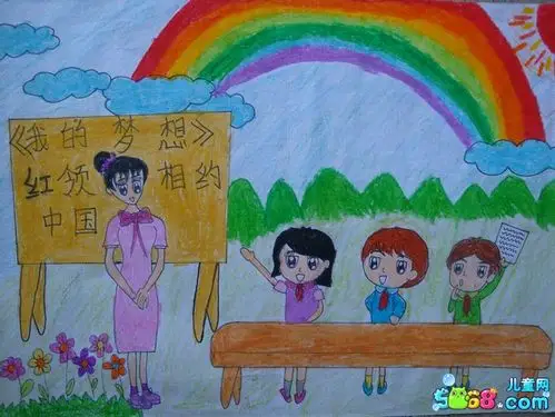 中国梦儿童画作品-我的梦想