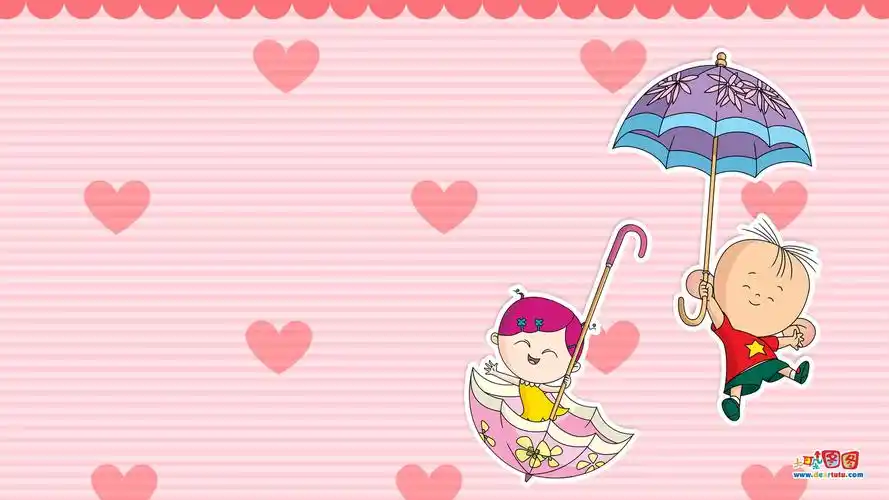 大耳朵图图可爱卡通电脑桌面壁纸