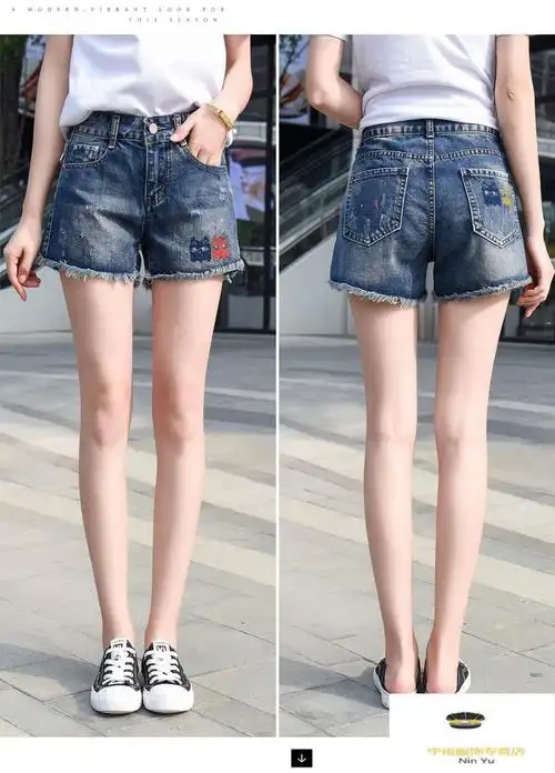 小姐姐2020女生穿的夏款上新高腰牛仔短裤女2020年夏季新款宽松显瘦