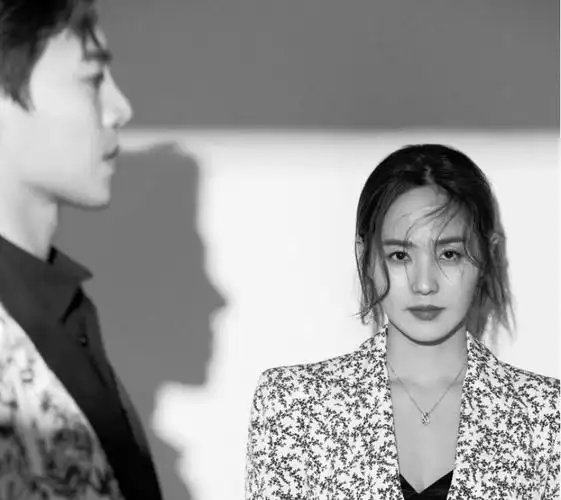 韩国大热剧顶楼2的主演柳真和朴殷硕一起拍摄了海报