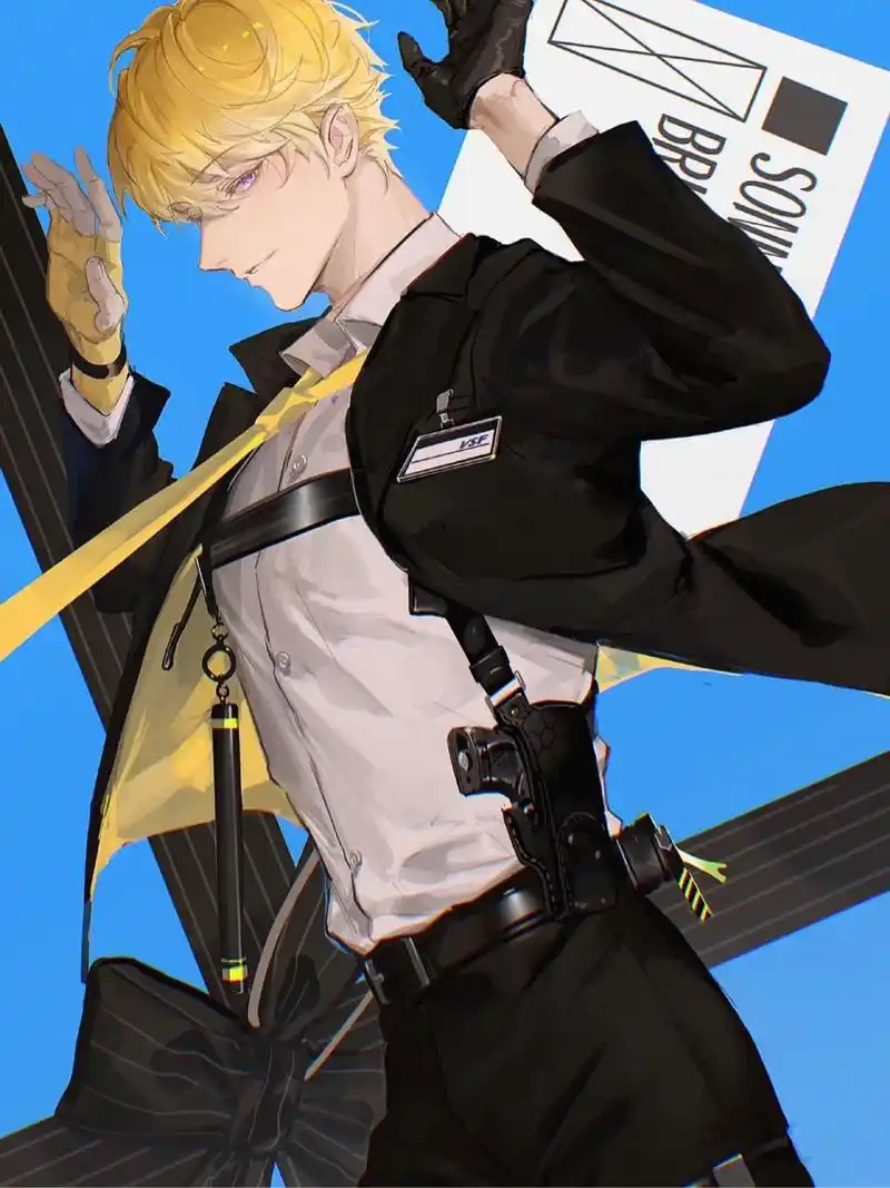 【插画】帅气男性角色刻画! #插画# #动漫# #绘画