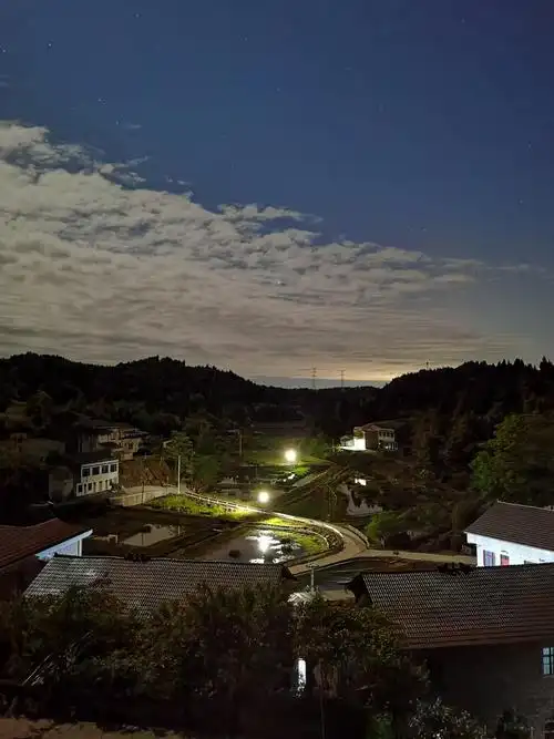 宁静的乡村夜晚