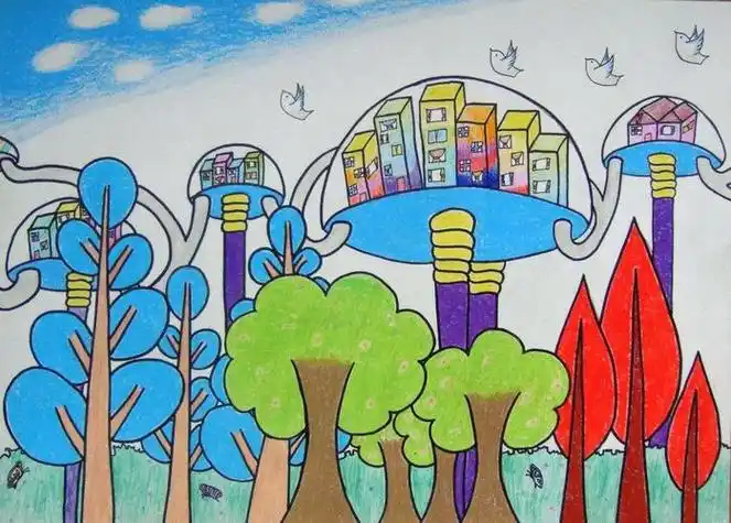 三年级一等奖的画 三年级一等奖的画儿童节绘画