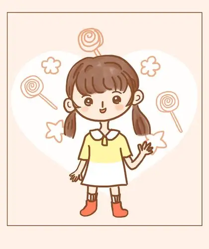 原创q版卡通小女孩插画|插画|儿童插画|cancan酱 - 原创作品 - 站酷 (