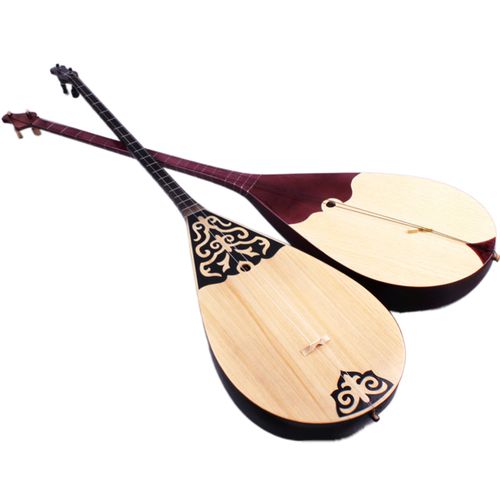 新疆乐器哈萨克族制作乐器冬不拉演奏标准琴松木乐器学生练习琴