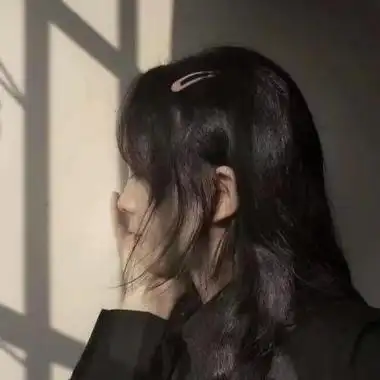 女生侧脸唯美头像图片侧颜超好看女生头像高清