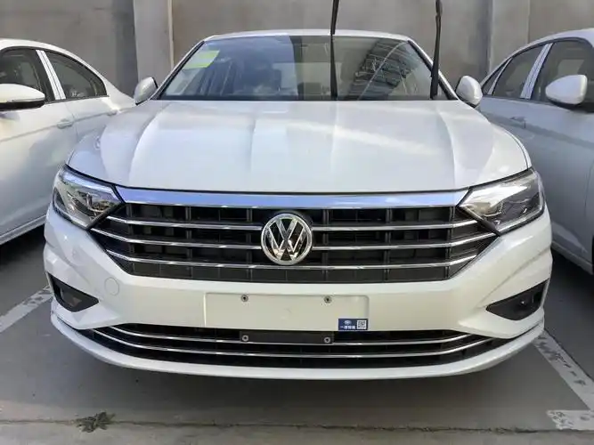 2021款大众速腾实车到店,极地白很大气,配智慧导航 智联控车