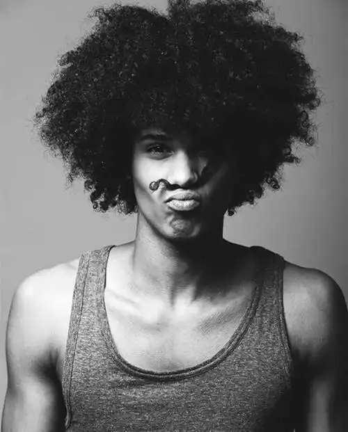 爆炸头冬季保暖首选