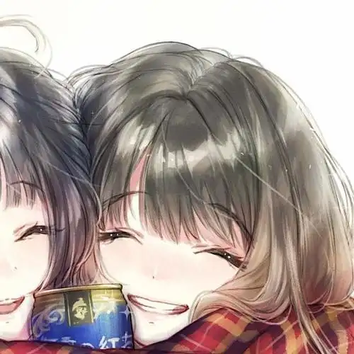 快来领取,超可爱双人闺蜜头像.姐妹一起美美滴!