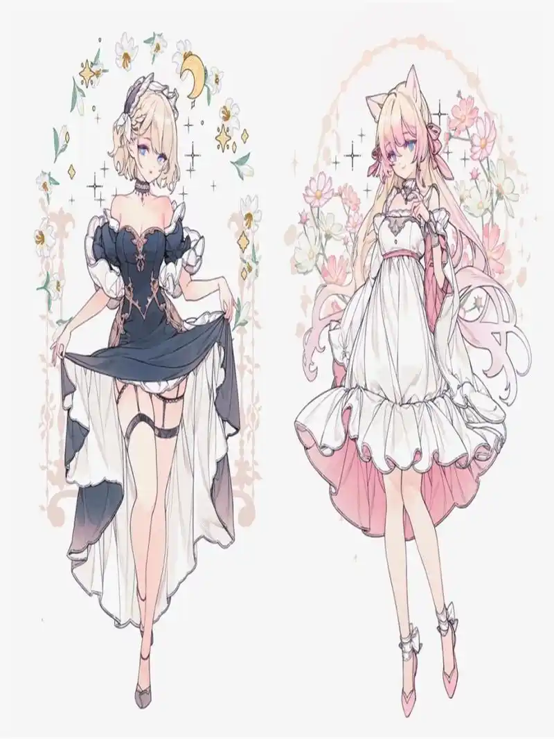 动漫角色人物素材设计  在动漫的世界里,每一个角色都是独一无二的