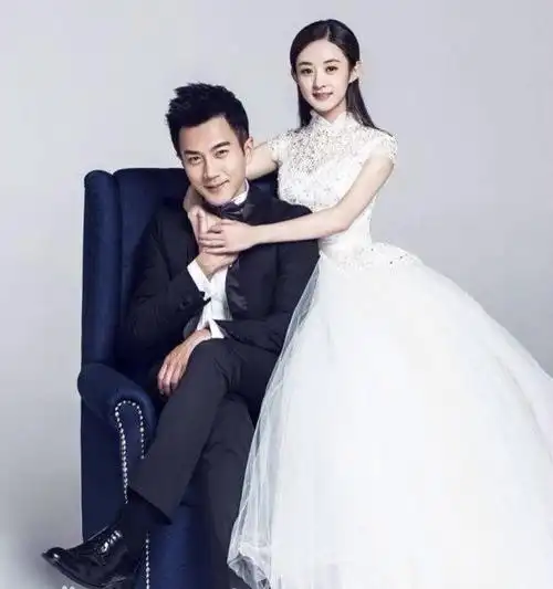 原创赵丽颖竟拍过这么多"婚纱照",看了图4网友高呼"在一起"