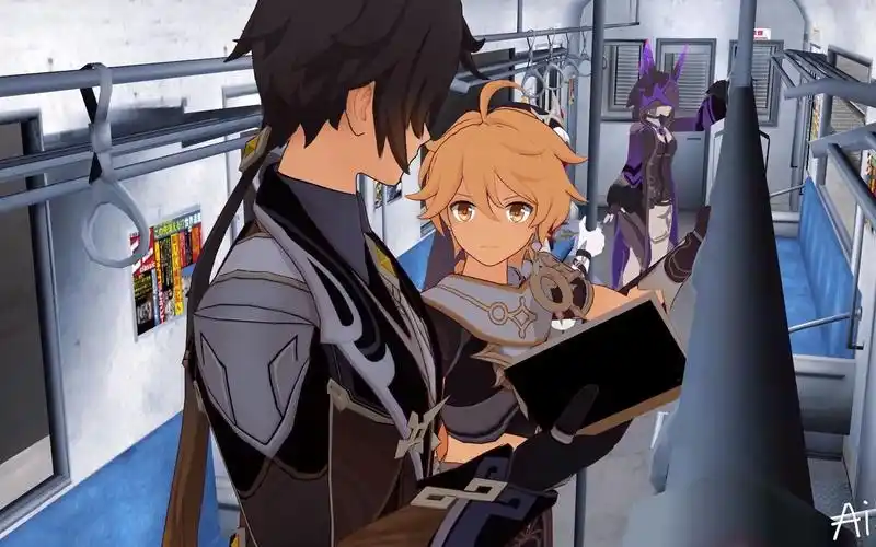 [原神罗莎莉亚x空]钟离先生的恋爱指导_哔哩哔哩_bilibili