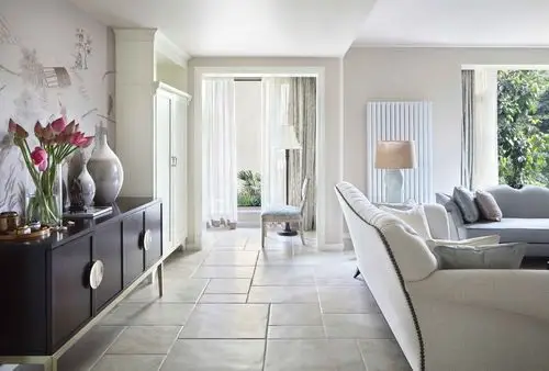 大户型美式风装修客厅过道