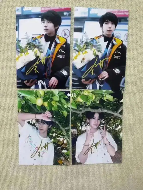 并且用酒精可以擦掉的哦#tnt时代少年团  #贺峻霖  #签名照