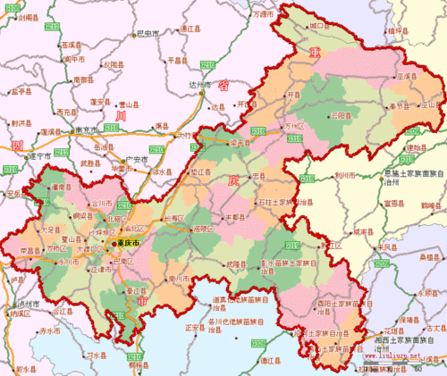 重庆地图