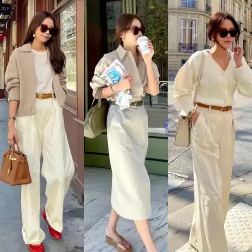 这位时尚博主春夏穿搭太实用了40岁女人照着穿时髦又显气质