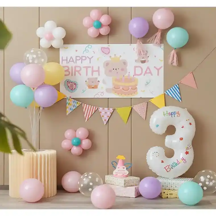 生日派对必备!ins同款场景装饰,让宝宝1周岁生日更有仪式感 - 抖音