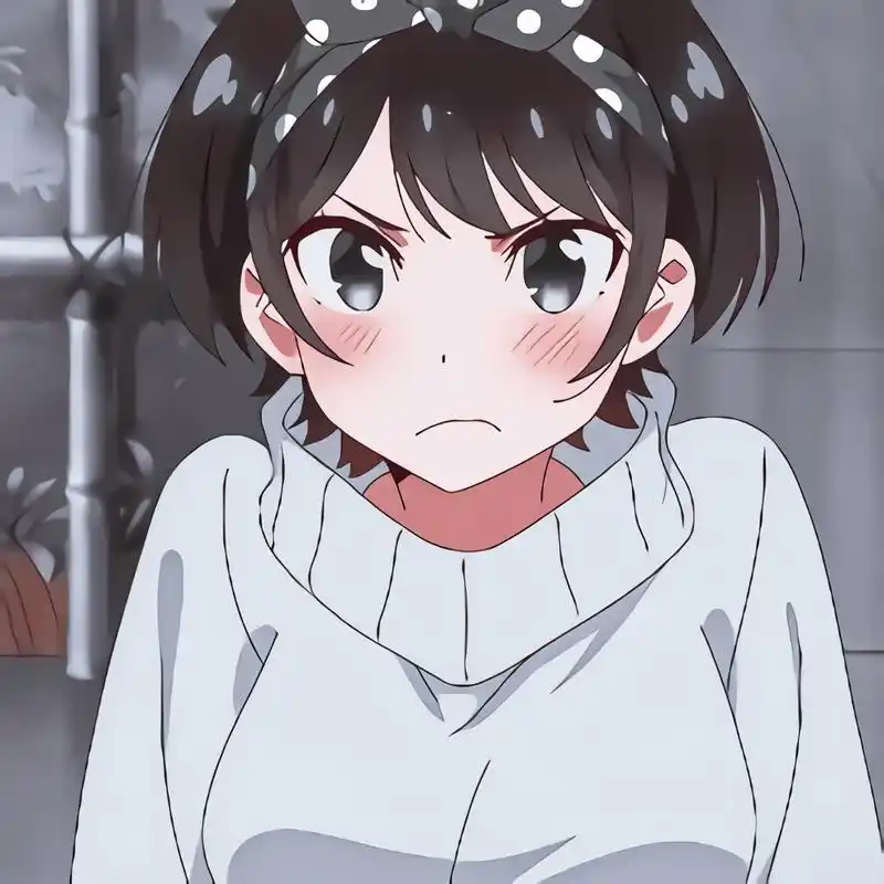 「第21期」动漫女头:租借女友 更科瑠夏无水印女生头像