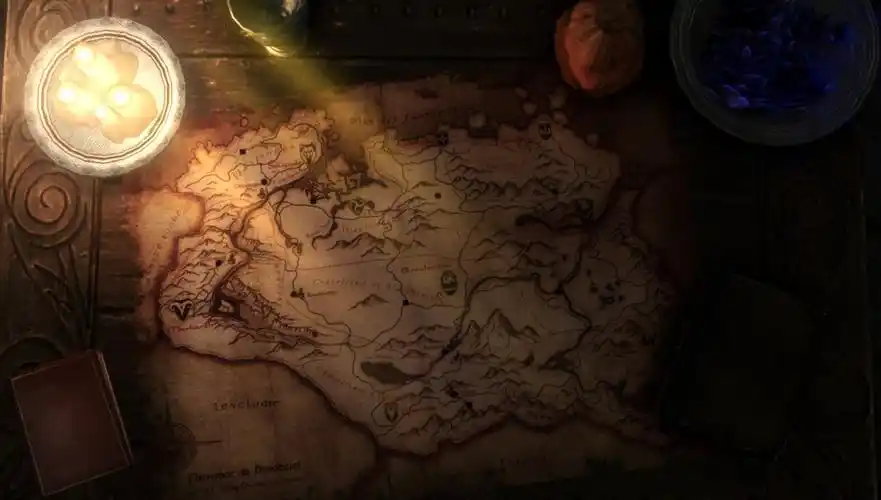 wallpaperengine上古卷轴地图动态壁纸