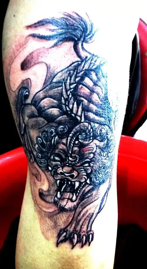 麒麟_作品展示- 神纹堂大纹身馆