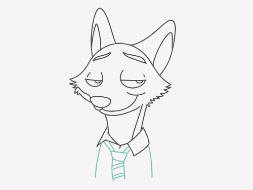 疯狂动物城树懒君简笔画