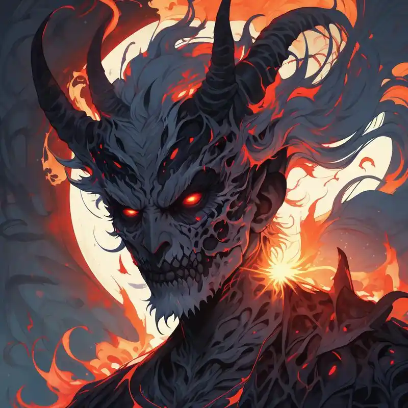 超酷恶魔头像集 探索黑暗与神秘的交织,一组炫酷的恶魔头像等你来挑!