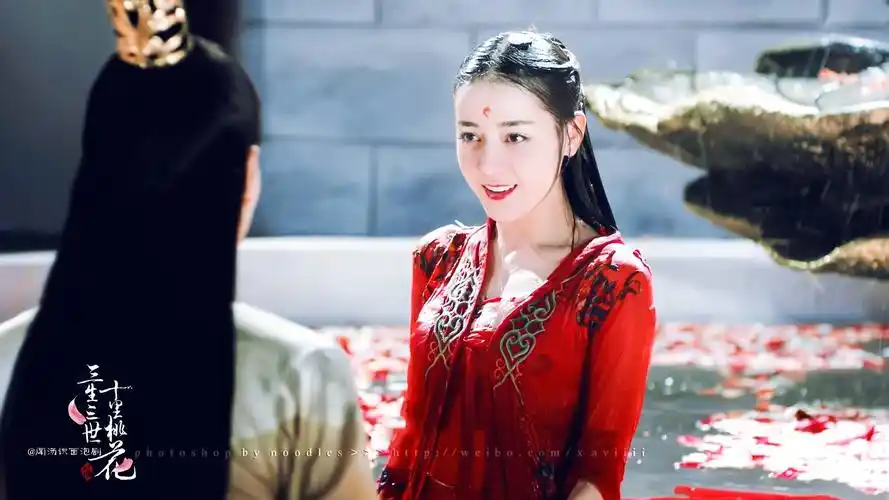 三生三世十里桃花,迪丽热巴,古装美女,影视,壁纸三生三世十里桃花白