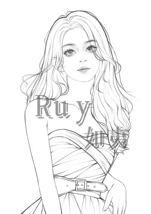 procreate绘画  #线稿  #赵丽颖