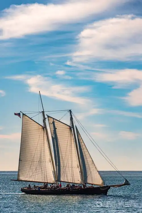 帆船与完全操纵帆